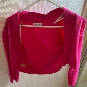Calvin Klein Pink XS Button up Sweater
